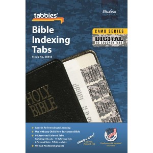 Bible Index Tabs Camo 'Digital' (Tabbies)