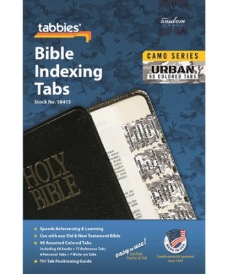 Bible Index Tabs Camo 'Urban' (Tabbies)
