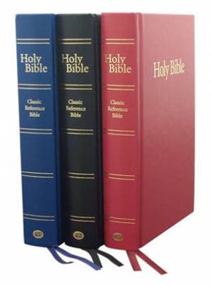 KJV Classic Reference Bible, Blue (Hard Cover)