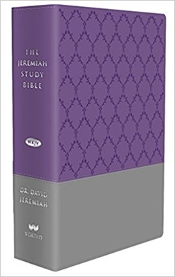 NKJV Jeremiah Study Bible, Purple/Gray (Imitation Leather)