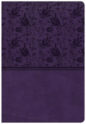 CSB Super Giant Print Reference Bible, Purple, Indexed (Imitation Leather)