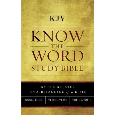 KJV Know The Word Study Bible, Red Letter Ed. (Paperback)