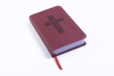 CSB Pocket Gift Bible, Burgundy LeatherTouch (Imitation Leather)