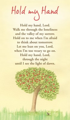 Hold My Hand Prayer Card (Miscellaneous Print)