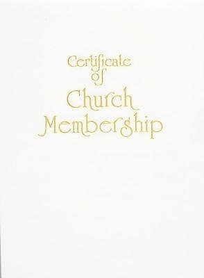 Contemporary Steel-Engraved Church Membership Certificate (P (Miscellaneous Print)