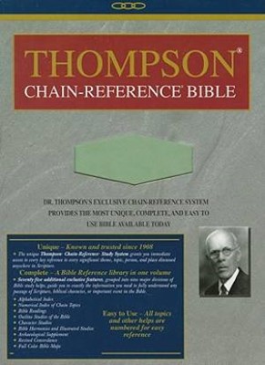 KJV Thompson Chain Reference Handy RL Im/Le/Gr (Imitation Leather)