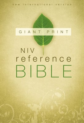 NIV Reference Bible, Giant Print Hardcover (Hard Cover)