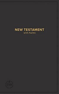 CSB Pocket New Testament with Psalms, Black Trade Paper (Paperback)