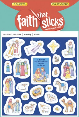 Nativity - Faith That Sticks Stickers (Stickers)
