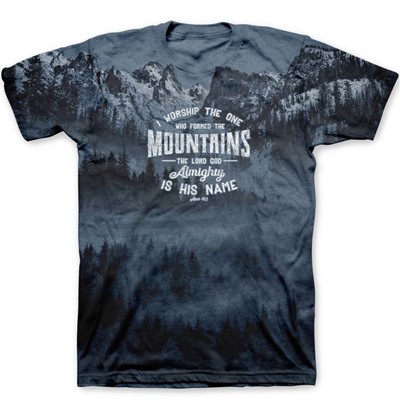 Who Made The Mountains T-Shirt, Medium (General Merchandise)