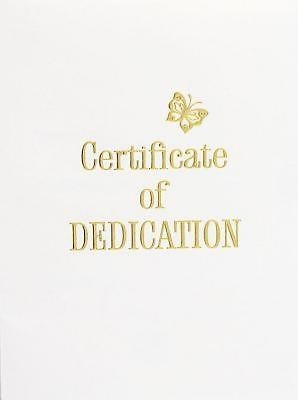 Contemporary Steel-Engraved Baby Dedication Certificate (Miscellaneous Print)