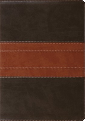 ESV Study Bible Trutone, Forest/Tan, Trail Design (Imitation Leather)