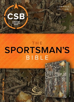 CSB Sportsman's Bible: Large Print Compact Edition, Mothwing (Imitation Leather)