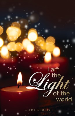 I Am the Light Candlelighting Christmas Bulletin (Pkg of 50) (Bulletin)