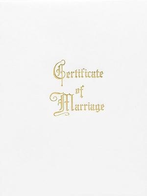 Traditional Steel-Engraved Marriage Certificate (Pkg of 3) (Miscellaneous Print)