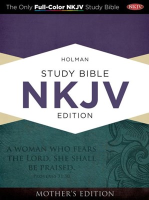 NKJV Holman Full-Color Study Bible Turquoise (Imitation Leather)