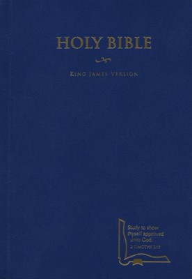 KJV Drill Bible, Blue Hardcover (Hard Cover)
