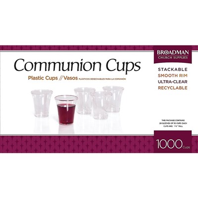Plastic Communion Cups- Box of 1000 (General Merchandise)