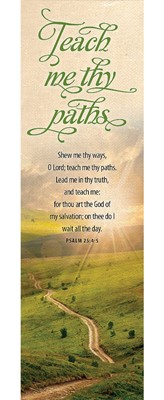 Show Me Thy Ways O Lord Bookmark (Pack of 25) (Bookmark)