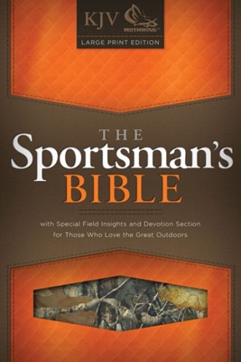 The KJV Sportsman's Large Print Bible (Bonded Leather)