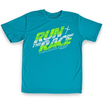 Run The Race Kids Active T-Shirt, Medium (General Merchandise)