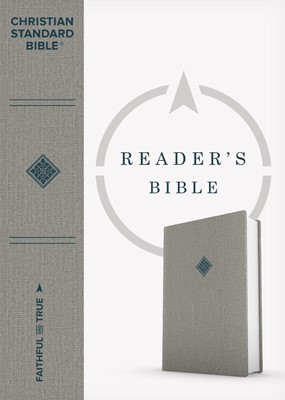 CSB Reader's Bible, Gray Cloth Over Board (Hard Cover)