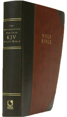 KJV Reformation Heritage Study Bible -  Duo Tone Brown (Imitation Leather)
