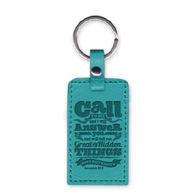 Leather Keychain Call To Me (Keyring)