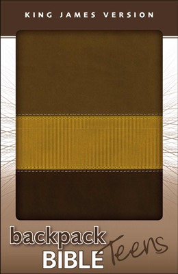 KJV Backpack Bible (Leather-Look)