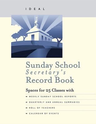 Ideal Sunday School Secretary's Record Book (Miscellaneous Print)