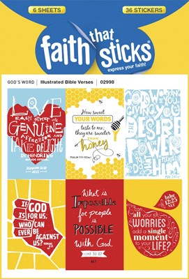 Illustrated Bible Verses (Stickers)