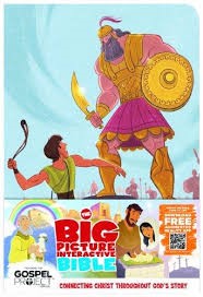Big Picture Interactive Bible For Kids, David And Goliath (Imitation Leather)
