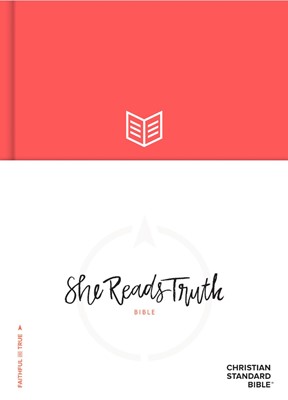 CSB She Reads Truth Bible, Poppy (Hard Cover)
