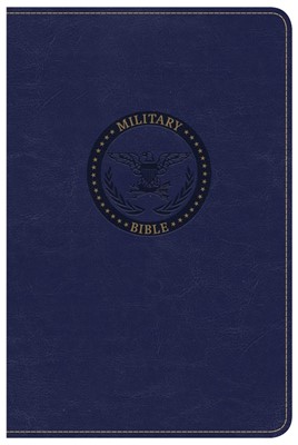 CSB Military Bible, Royal Blue Leathertouch (Imitation Leather)