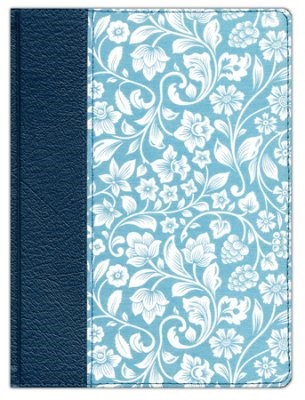 RVR 1960 Biblia de apuntes - Azul - Piel genuina y tela impr (Hard Cover)