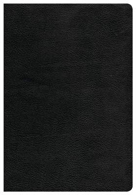 CSB Super Giant Print Reference Bible, Black Genuine Leather (Leather Binding)