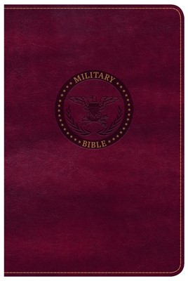 CSB Military Bible, Burgundy Leathertouch (Imitation Leather)