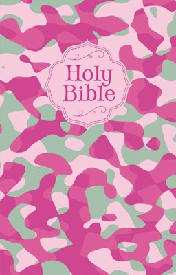 NKJV Camouflage Bible Pink (Paperback)
