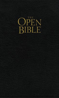 The NKJV Open Bible (Bonded Leather)