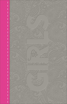 CSB Study Bible For Girls, Pewter/Pink, Paisley Design (Imitation Leather)