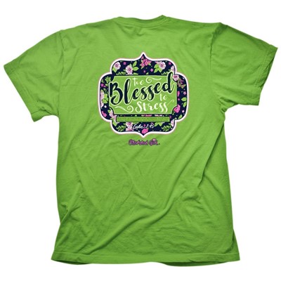 Cherished Girl Too Blessed T-Shirt Medium (General Merchandise)