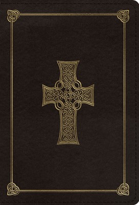 ESV Large Print Compact Bible, TruTone, Charcoal (Imitation Leather)