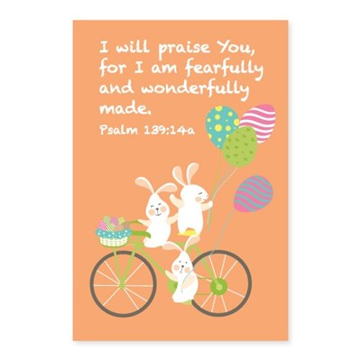 Memo Pad Bunny Friends Psalm 139 (Notebook / Blank Book)
