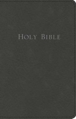 KJV Personal Size Giant Print Reference Bible Black, Bonded (Leather Binding)