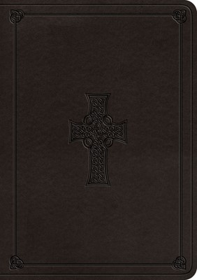 ESV Single Column Journaling Bible, Large Print, Charcoal (Imitation Leather)