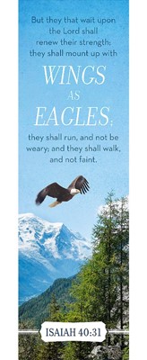 Wings Of Eagles Bookmark (Pack of 25) (Bookmark)