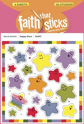 Happy Stars - Faith That Sticks Stickers (Stickers)