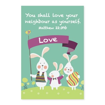 Memo Pad Bunny Friends Matthew 22 (Notebook / Blank Book)