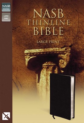 NASB Thinline Bible, Large Print (Bonded Leather)