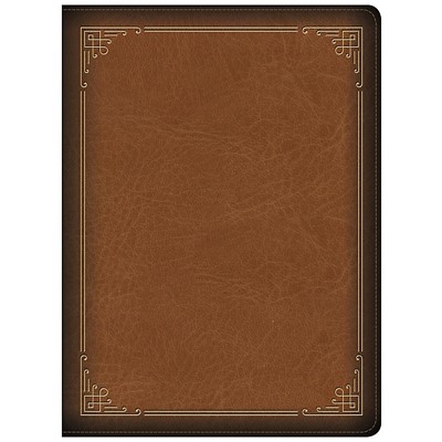 CSB Ancient Faith Study Bible, Tan LeatherTouch, Indexed (Imitation Leather)